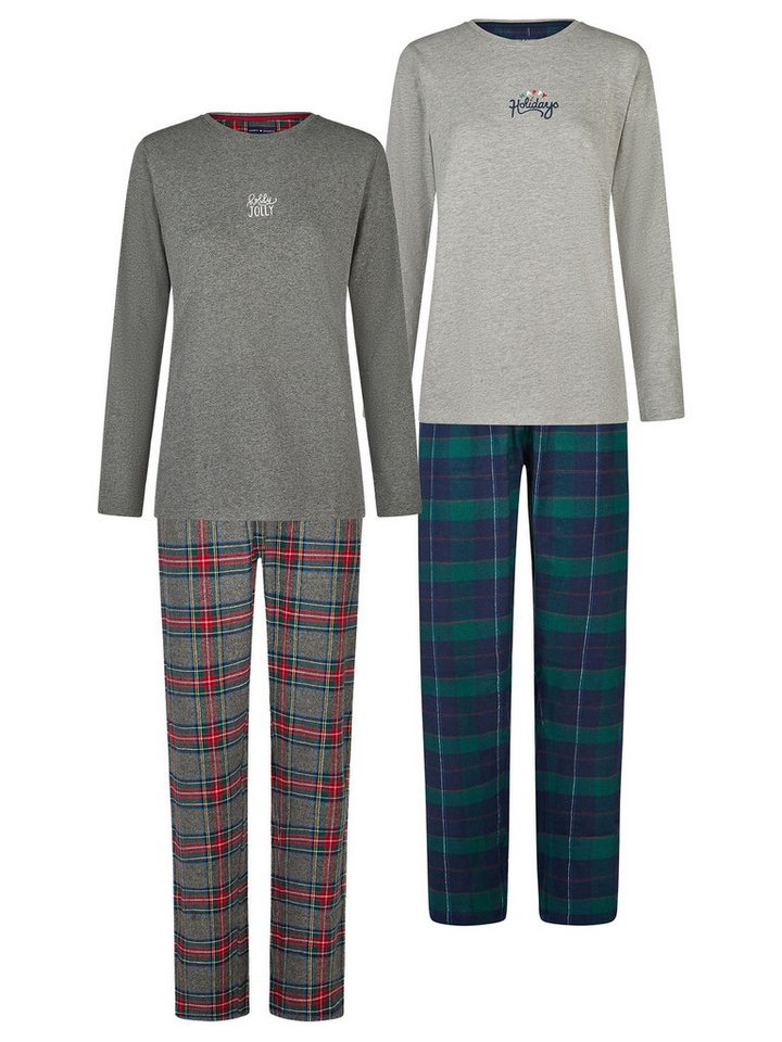 HAPPY SHORTS Pyjama Christmas (2 tlg) Schlafanzug, Pyjama Set, Nachtwäsche von HAPPY SHORTS