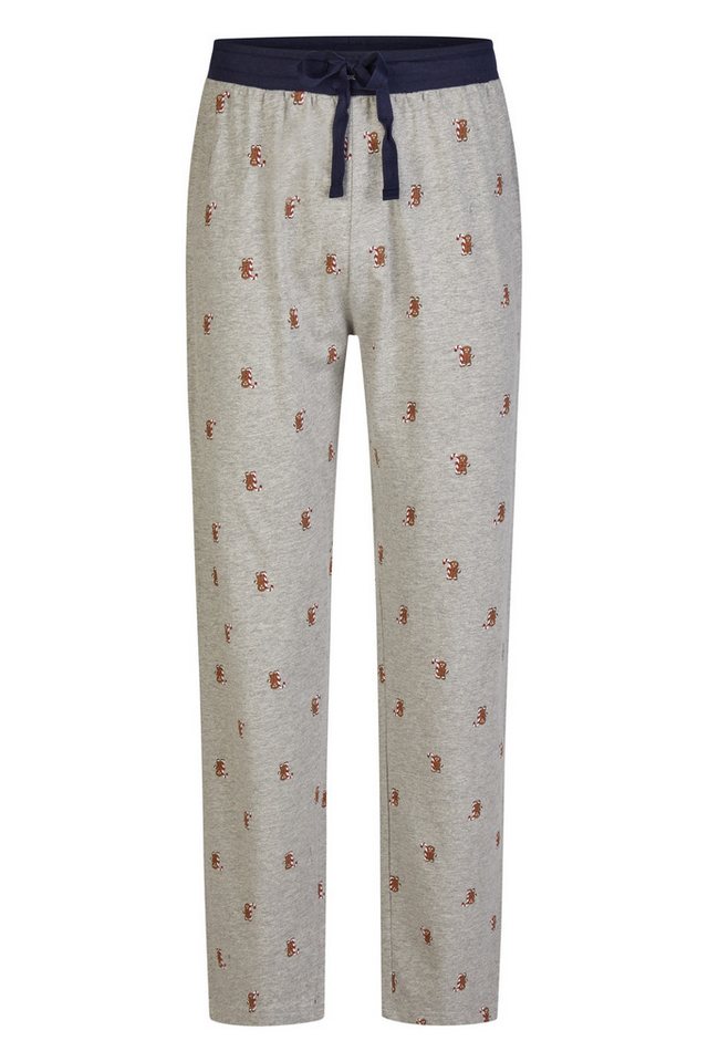 HAPPY SHORTS Pyjama HAPPY SHORTS Herren Jersey Schlafanzughose Homewear X-MAS Lebkuchen von HAPPY SHORTS