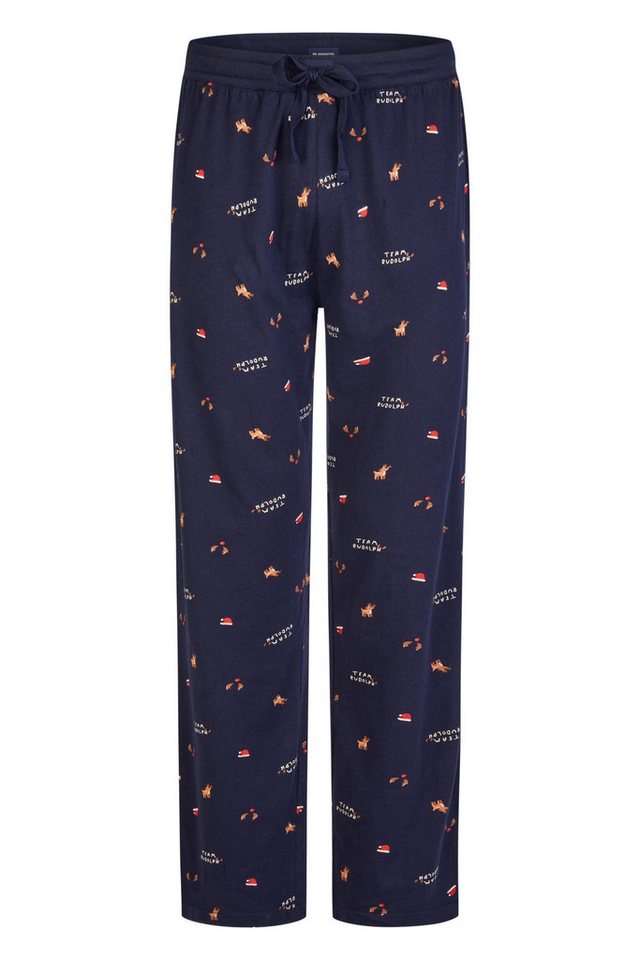 HAPPY SHORTS Pyjama HAPPY SHORTS Herren Jersey Schlafanzughose Homewear X-MAS Rentier von HAPPY SHORTS