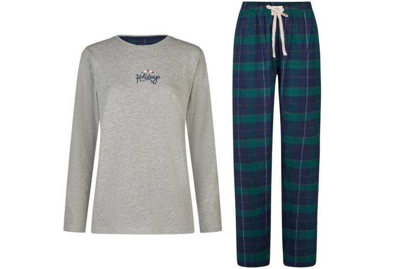 HAPPY SHORTS Pyjama Happy Shorts Damen Flanell Jersey Pyjama Schlafanzug Homewear XMAS von HAPPY SHORTS