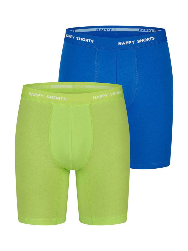 HAPPY SHORTS Retro Boxer Neon Long (2-St) Retroshorts, Vintage Boxer von HAPPY SHORTS