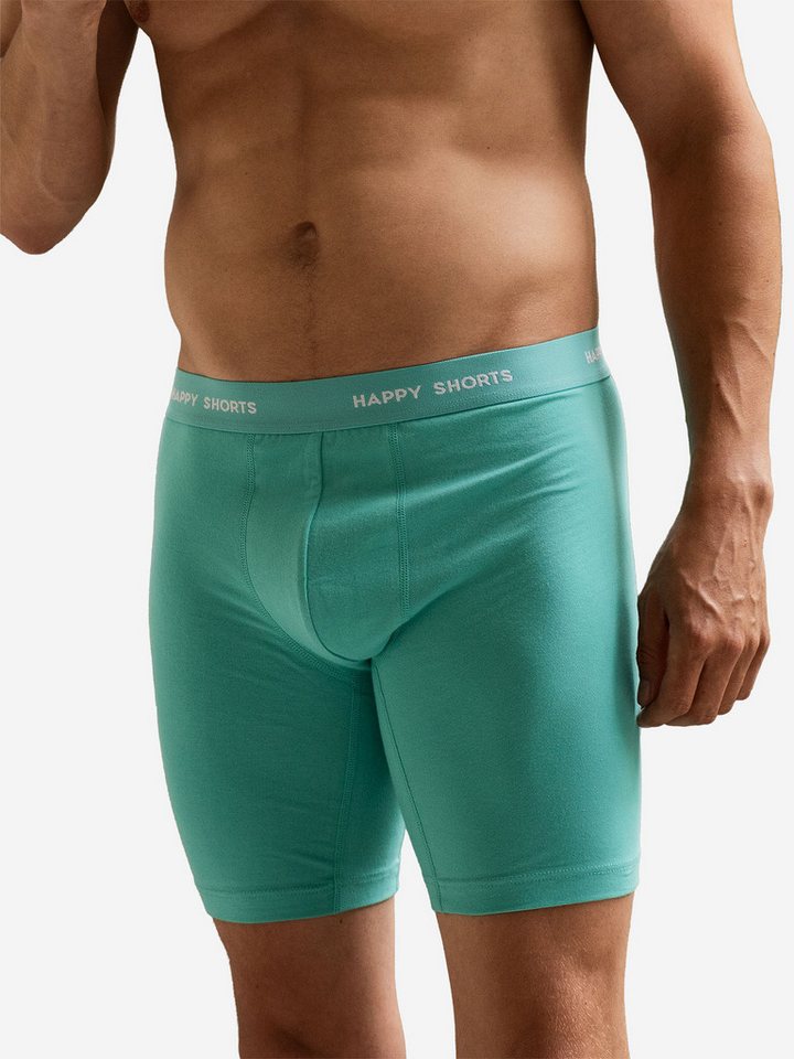 HAPPY SHORTS Retro Boxer Neon Long (2-St) Retroshorts, Vintage Boxer von HAPPY SHORTS