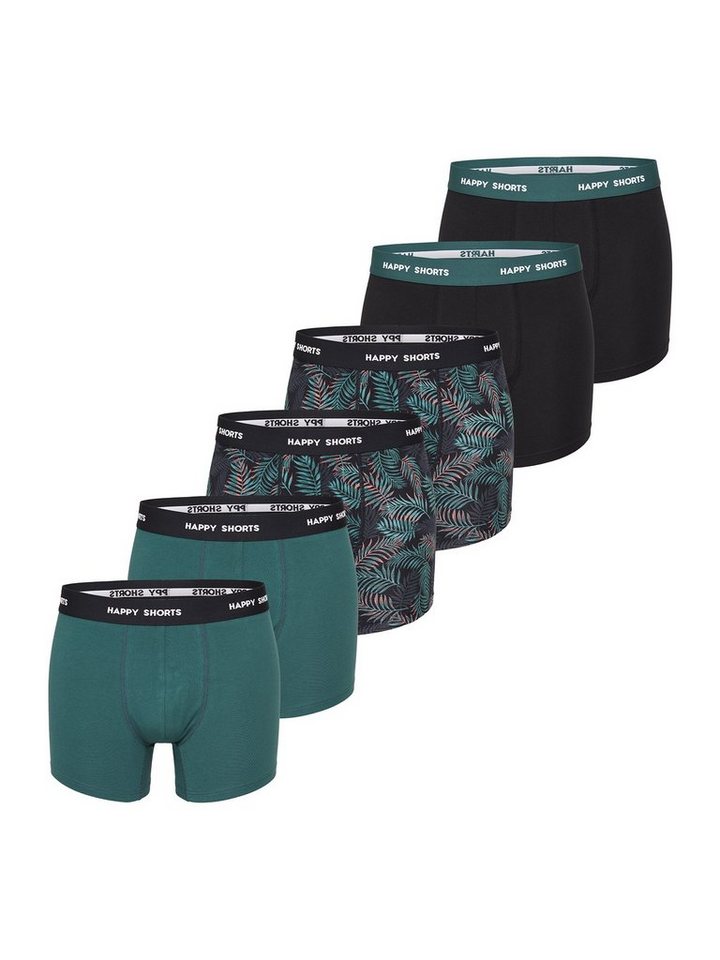 HAPPY SHORTS Retro Pants Jersey (6-St) Retro-Boxer Retro-shorts unterhose von HAPPY SHORTS