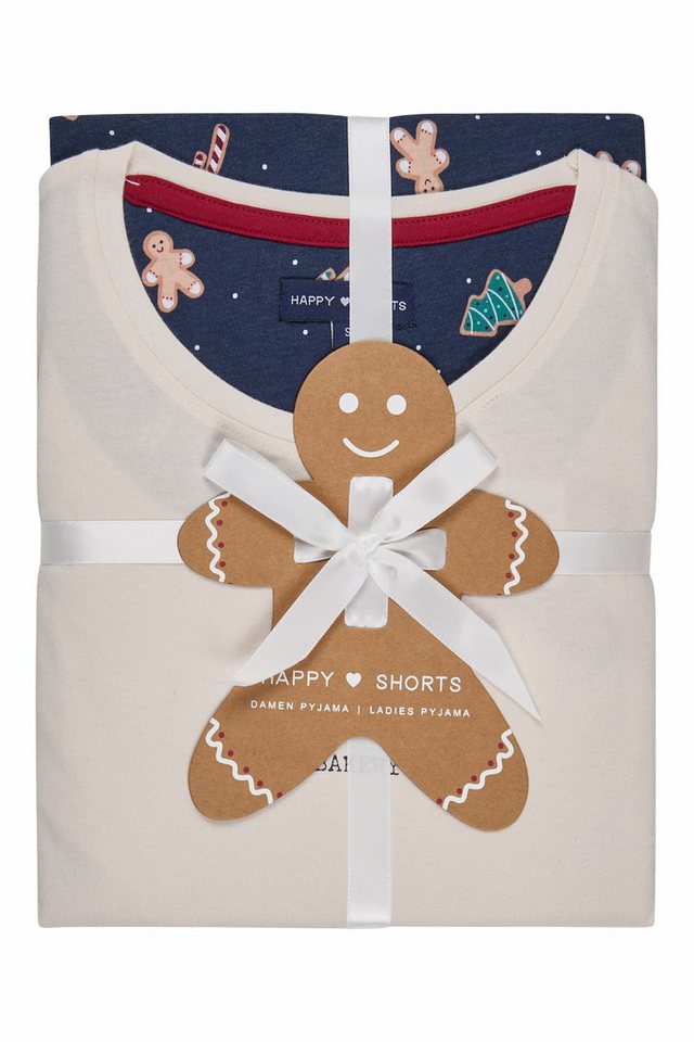 HAPPY SHORTS Schlafanzug Damen Pyjama Set Weihnachtsedition von HAPPY SHORTS