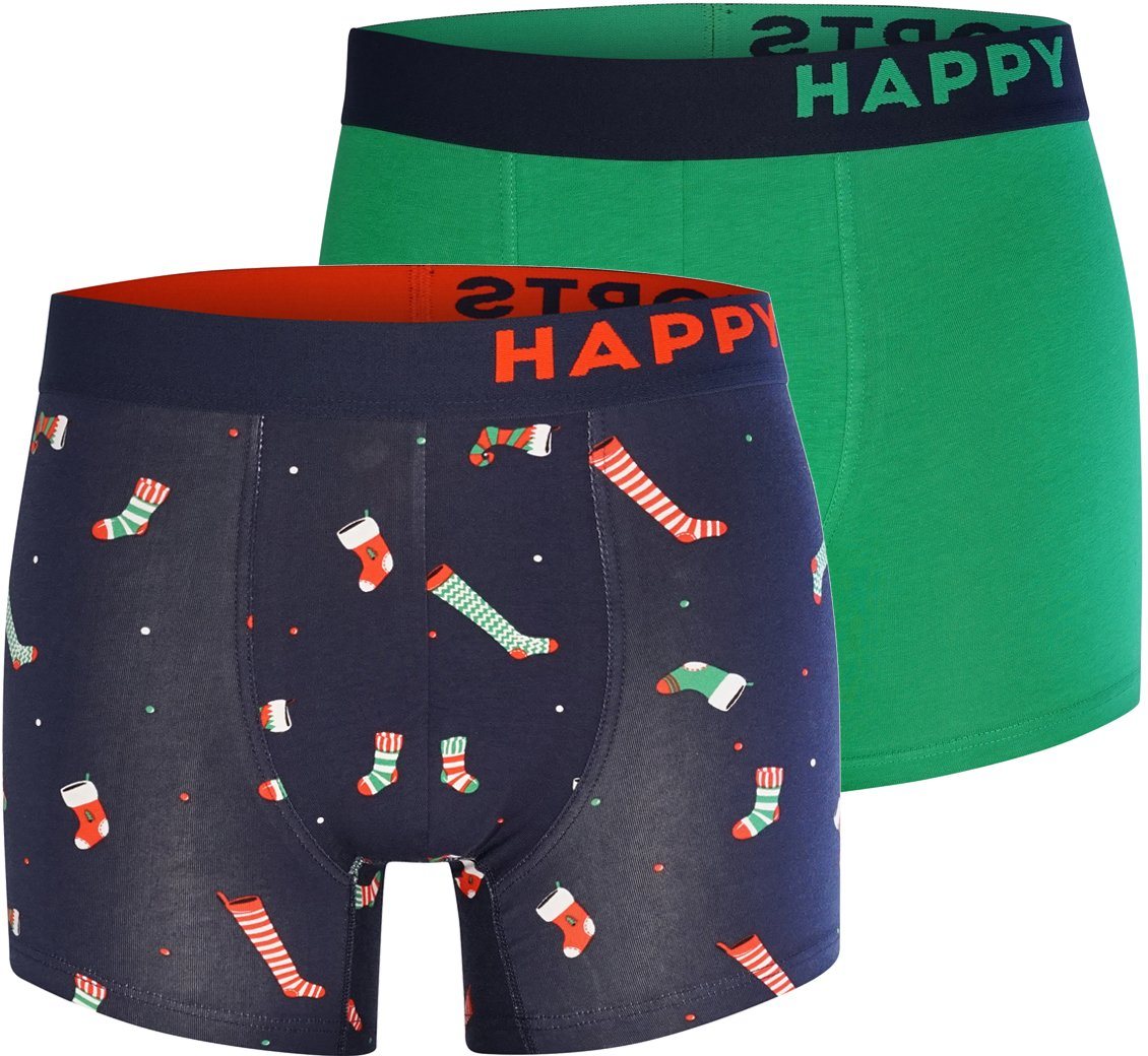 HAPPY SHORTS Trunk 2-Pack Christmas Stockings von HAPPY SHORTS