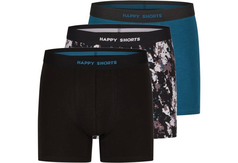 HAPPY SHORTS Trunk 3er Pack Happy Shorts Boxershorts Pants Boxer Camouflage (1-St) von HAPPY SHORTS