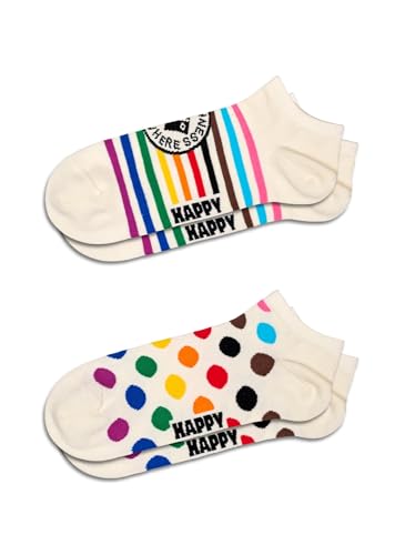 Happy Socks 2 PACK LOW SOCKS SNEAKER SOCKEN (POOO972, DE/NL/SE/PL, Numerisch, 36, 40, Regular, Regular) von Happy Socks