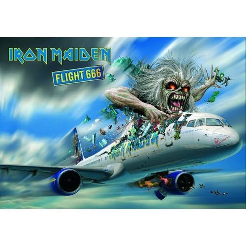 Iron Maiden - Postkarte Flight 666 (in 15 cm x 10,5cm) von HAPPYFANS