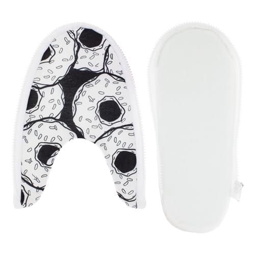 HAPPYFEET SLIPPERS Happy Feet Printed Zlipperz, Donuts Printed Zlipperz, 4-5 Women/3-4 Men von HAPPYFEET SLIPPERS