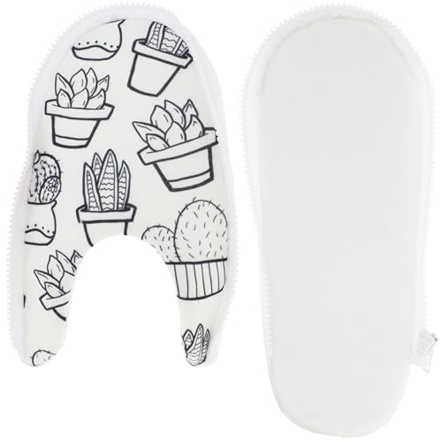 HAPPYFEET SLIPPERS Happy Feet Printed Zlipperz, Kaktusdruck Zlipperz, 5.5-7.5 Women/4.5-6.5 Men von HAPPYFEET SLIPPERS