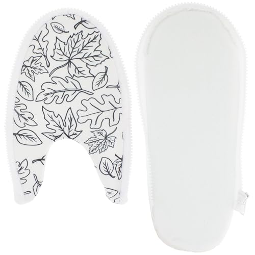 HAPPYFEET SLIPPERS Happy Feet Printed Zlipperz, Zlipperz mit Herbstblatt-Aufdruck, 13-14 Women/12-14 Men von HAPPYFEET SLIPPERS