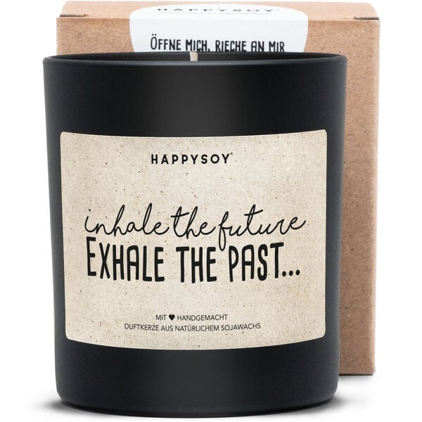 HAPPYSOY Kerze Inhale the future, Exhale the past... von HAPPYSOY