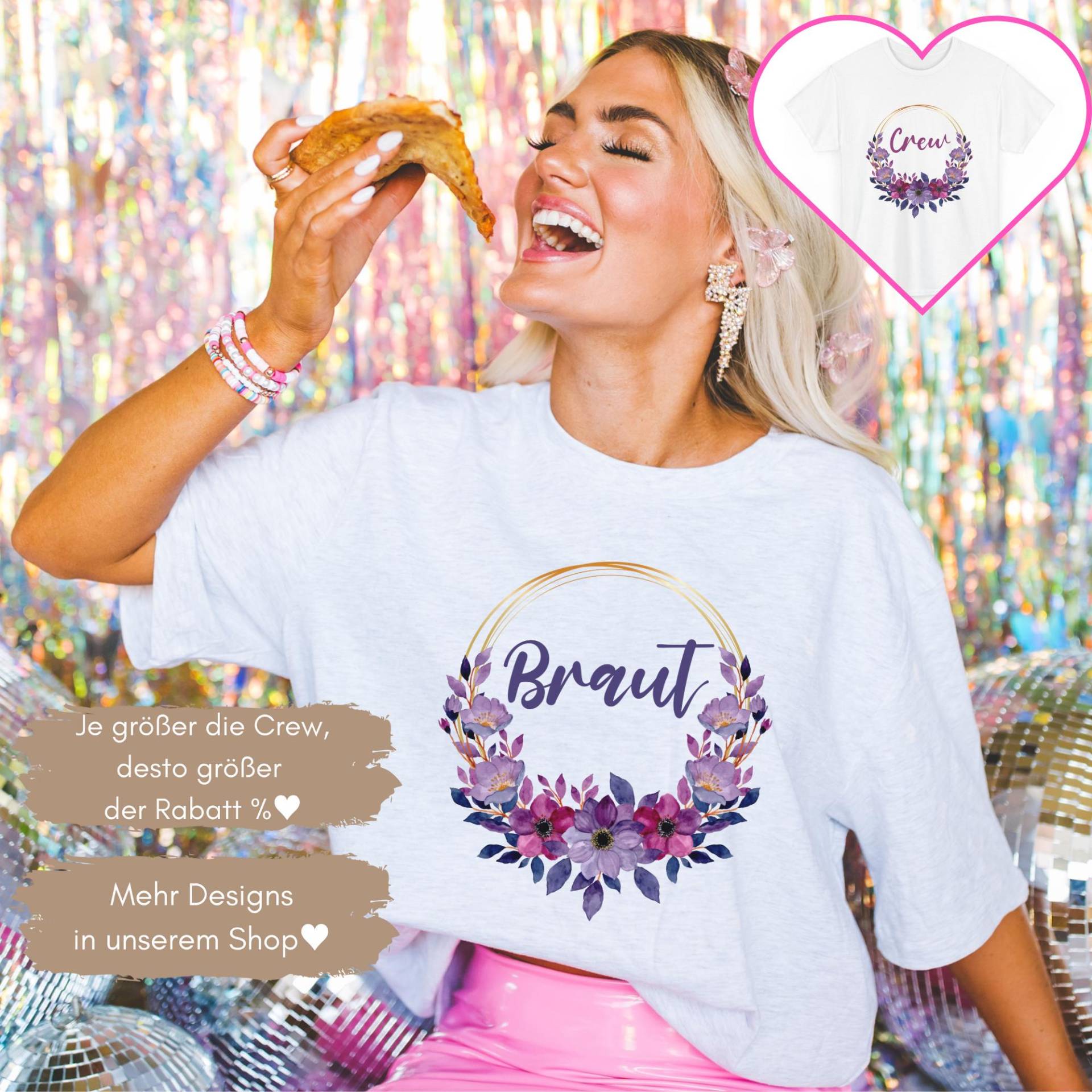 Personalisierte Jga T-Shirts Für Bachelorette-Party - Braut Crew Gruppen-Shirts Mit Individuellen Namen Personalisierte Jga T-Shirts Für Bachelorette-Party - Braut Crew Gruppen-Shirts Mit Individuellen Namen von HAPPYstatements