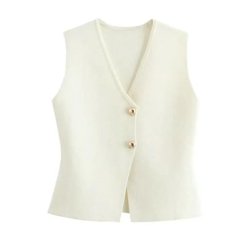 HAQJWMZC oma kostüm alte frau Herbst Frauen V-ausschnitt Gold Knopf Strickstil Casual Temperament Weste Abschleife-weiß-l HAQJWMZC oma kostüm alte frau Herbst Frauen V-ausschnitt Gold Knopf Strickstil Casual Temperament Weste Abschleife-weiß-l von HAQJWMZC