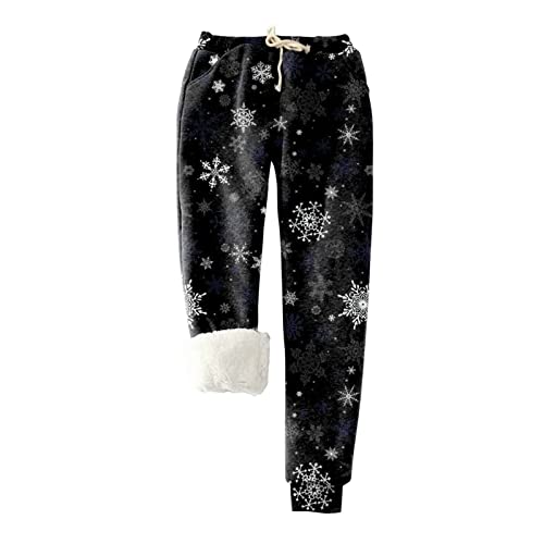 HAQUOS Damen Leggings Weihnachten - Freizeithose Luftig Einzigartig Festivalkleidung Norweger mit Weihnachtsmotiven Bauchweg Hose Elastisch Damen Thermoleggings Laufhose Festliche Geschenk Mädchen von HAQUOS