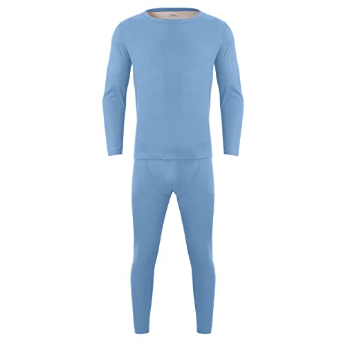 Herren Thermounterwäsche Set - Herren Weich Thermo Unterwäsche Extra warmes Dickes Set Gym Yoga Anzug Thermooberteil & Thermounterhosen Sportanzug Fitness 2-teilig Thermal Unterwäsche Set von HAQUOS