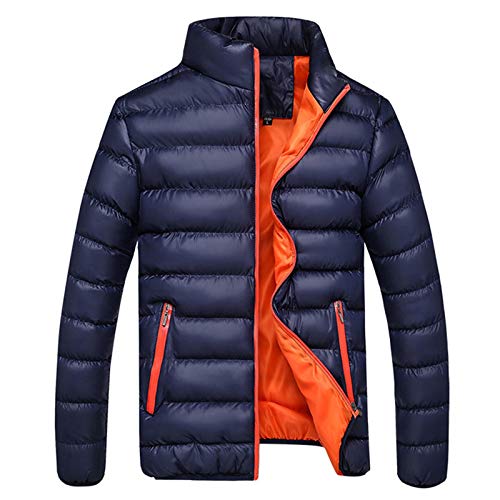 Wintermantel Herren - Dicke Winterjacke LäSsig Daunenjacke Herren Luxus Anorak Winter Jacke Herren Daunen Herbstjacke Warmer Teddyfleece Jacke Sportlich Plus GrößEer Baumwolljacke von HAQUOS