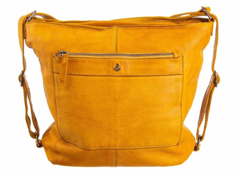 HARBOUR 2nd Freizeitrucksack Harbour 2nd Cayenne Umhängetasche und Rucksack in einem (1-tlg), gewaschenes Leder von HARBOUR 2nd