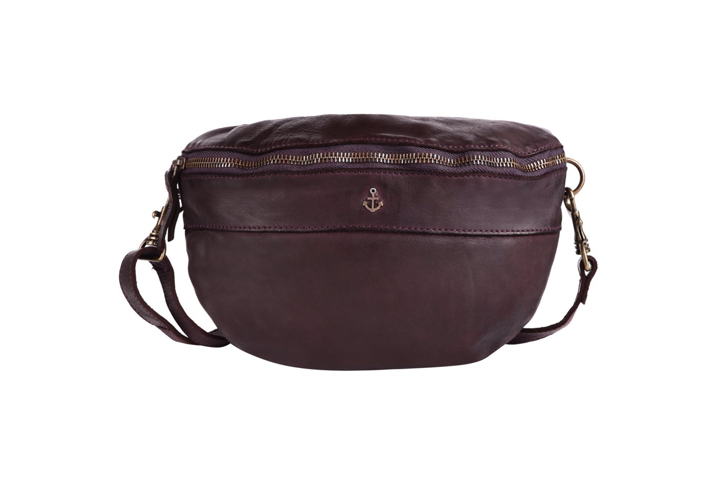 HARBOUR 2nd Gürteltasche Jutta, Unisex Umhängetasche, Bauchtasche mit Ankeranhänger von HARBOUR 2nd