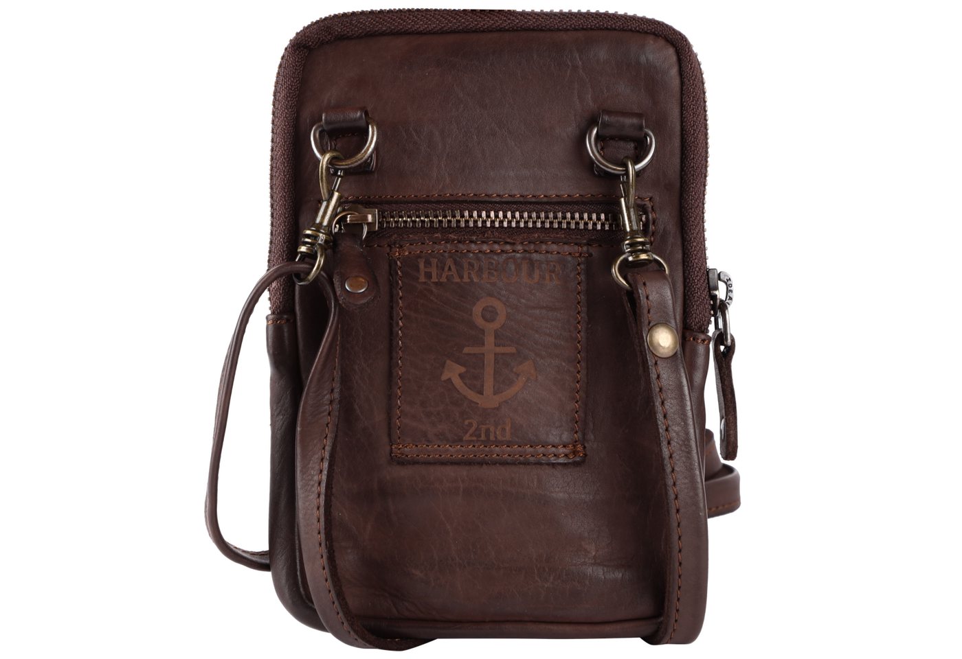 HARBOUR 2nd Mini Bag Benita, aus griffigem Leder mit typischen Marken-Anker-Label von HARBOUR 2nd