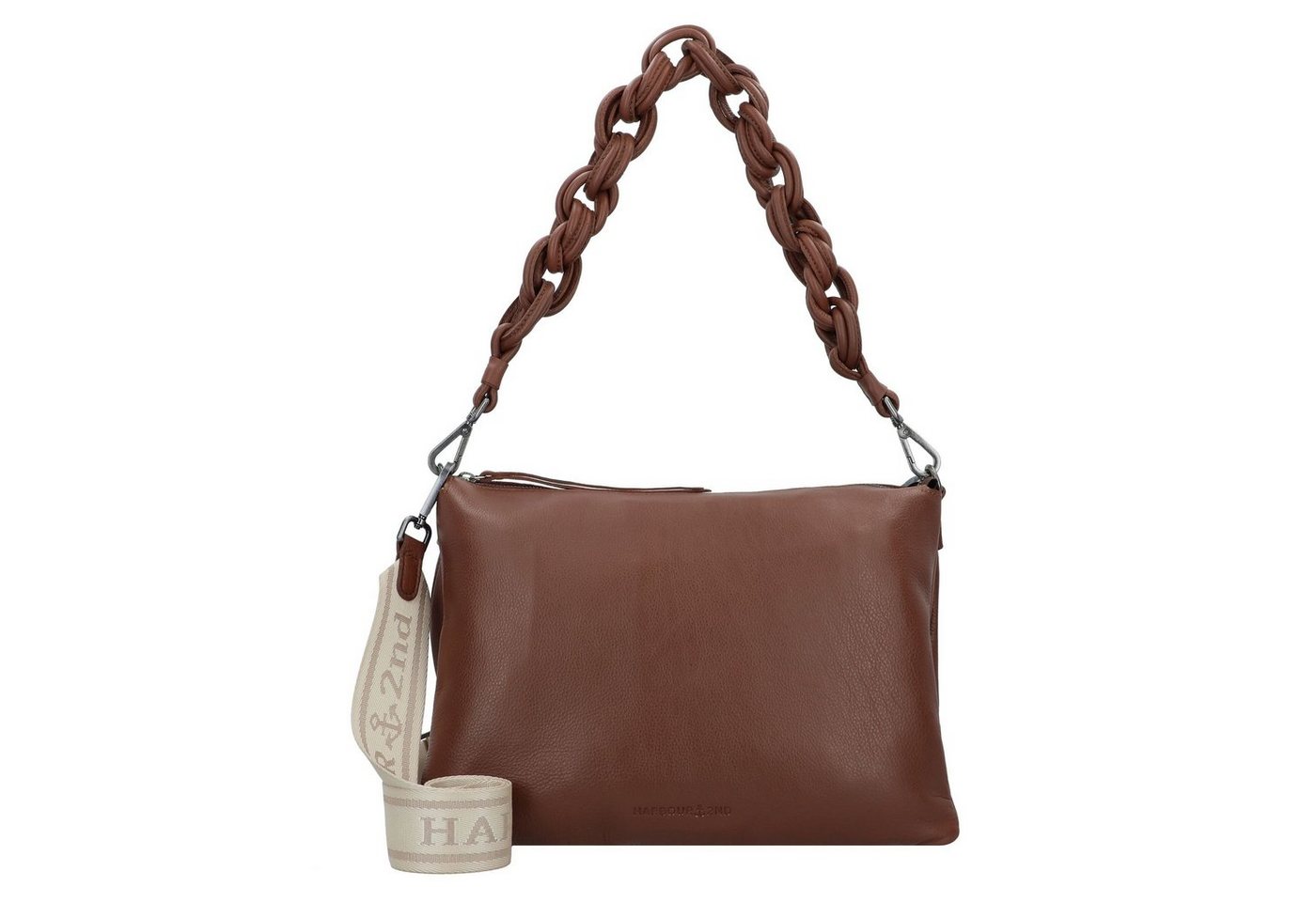 HARBOUR 2nd Schultertasche Just Pure, Leder von HARBOUR 2nd