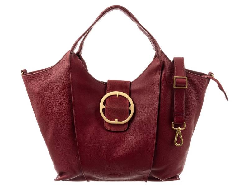 HARBOUR 2nd Schultertasche Justpure FJP.13759 Totebag style fjp Raffaella Leder Shopper (Stück, 1-tlg., 1), Matter Goldton von HARBOUR 2nd