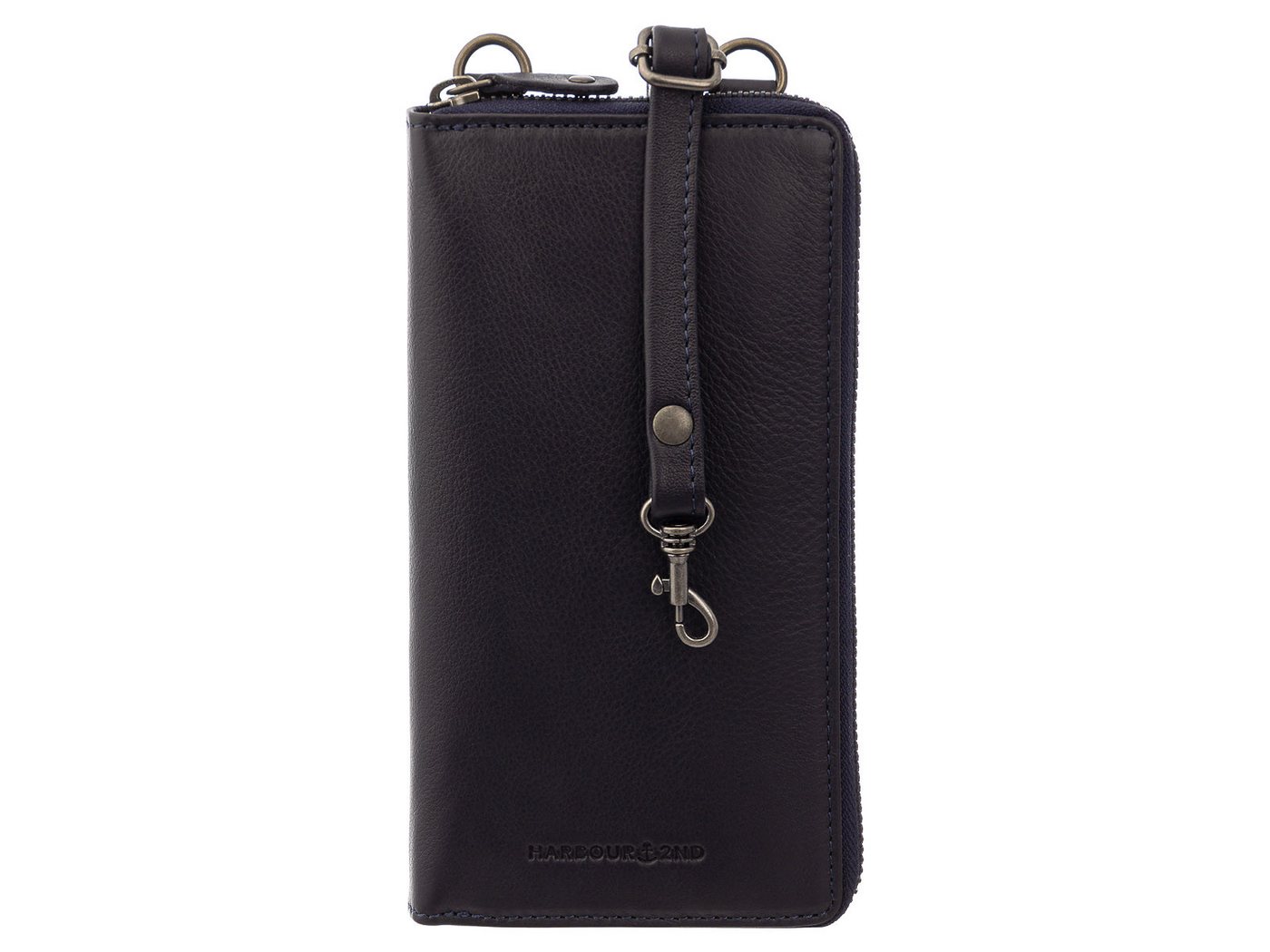 HARBOUR 2nd Schultertasche Pamela Mobilebag-Style Leder Handytasche/Geldbörse (1 Stück, 1-tlg., B/H/T)ca. 11/19,5/3 cm), Leder von HARBOUR 2nd