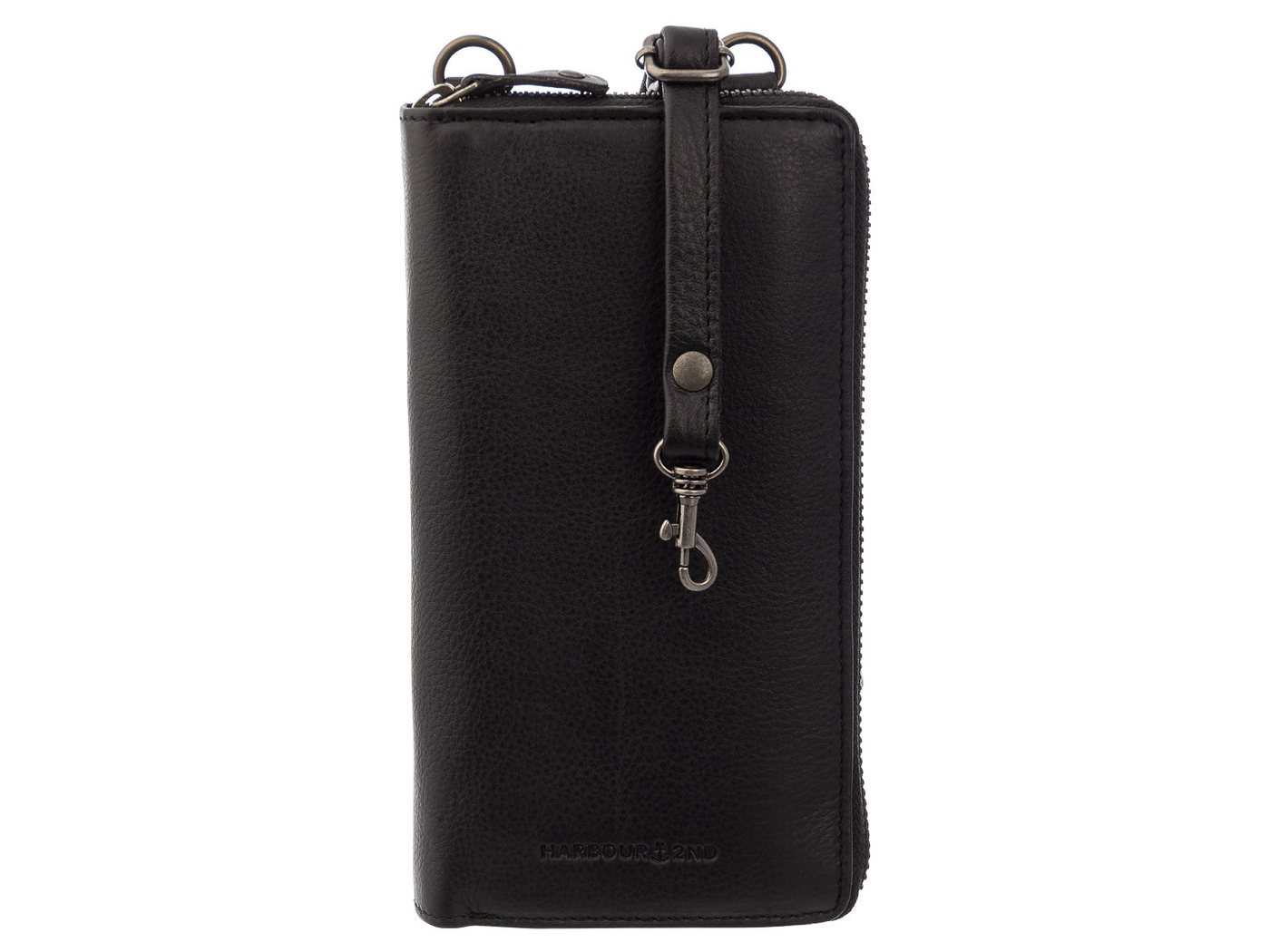 HARBOUR 2nd Schultertasche Pamela Mobilebag-Style Leder Handytasche/Geldbörse (1 Stück, 1-tlg., B/H/T)ca. 11/19,5/3 cm), Leder von HARBOUR 2nd