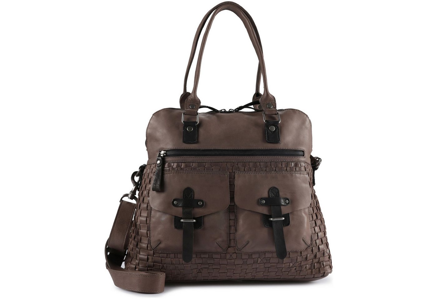 HARBOUR 2nd Schultertasche Urban Poets, Leder von HARBOUR 2nd