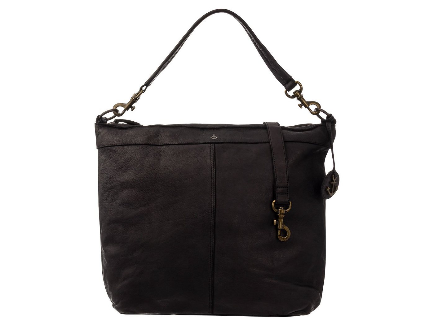 HARBOUR 2nd Shopper Vicky 2 Leder Hobobag (ein Stück, 1-tlg., ca. B/H/T 46/35/14 cm), gewaschenes Leder von HARBOUR 2nd