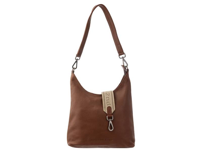 HARBOUR 2nd Umhängetasche Emely Hobobag-Style-JP Schultertasche (ein Stück, 1-tlg., ca. B/H/T 29/25/4,5 cm), Logo von HARBOUR 2nd