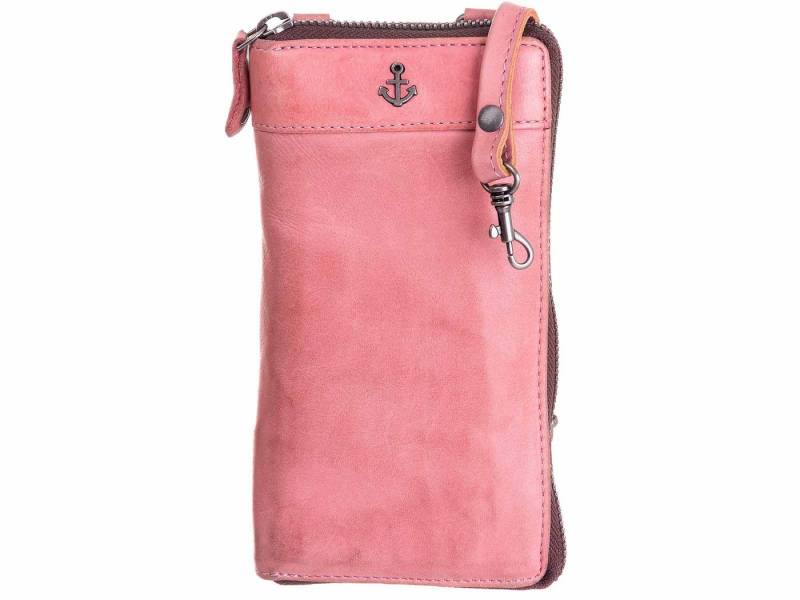 HARBOUR 2nd Umhängetasche Lina Leder Handytasche (1 Stück, 1-tlg., B/H/T)ca. 10/18,5/3 cm), gewaschenes Leder von HARBOUR 2nd