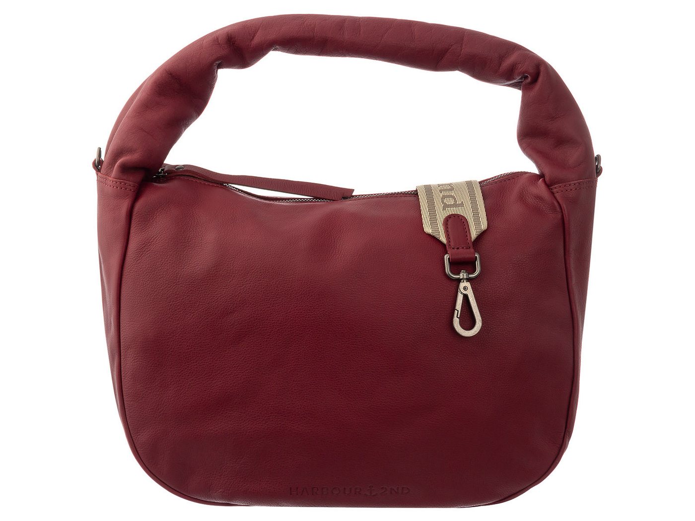 HARBOUR 2nd Umhängetasche Melissa Hobobag-Style-JP Schultertasche (ein Stück, 1-tlg., ca. B/H/T 40/27/13 cm), Logo von HARBOUR 2nd