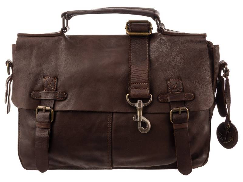 HARBOUR 2nd Umhängetasche UP.13385 business style up Ashton (Stück, 1-tlg., 1), Leder von HARBOUR 2nd