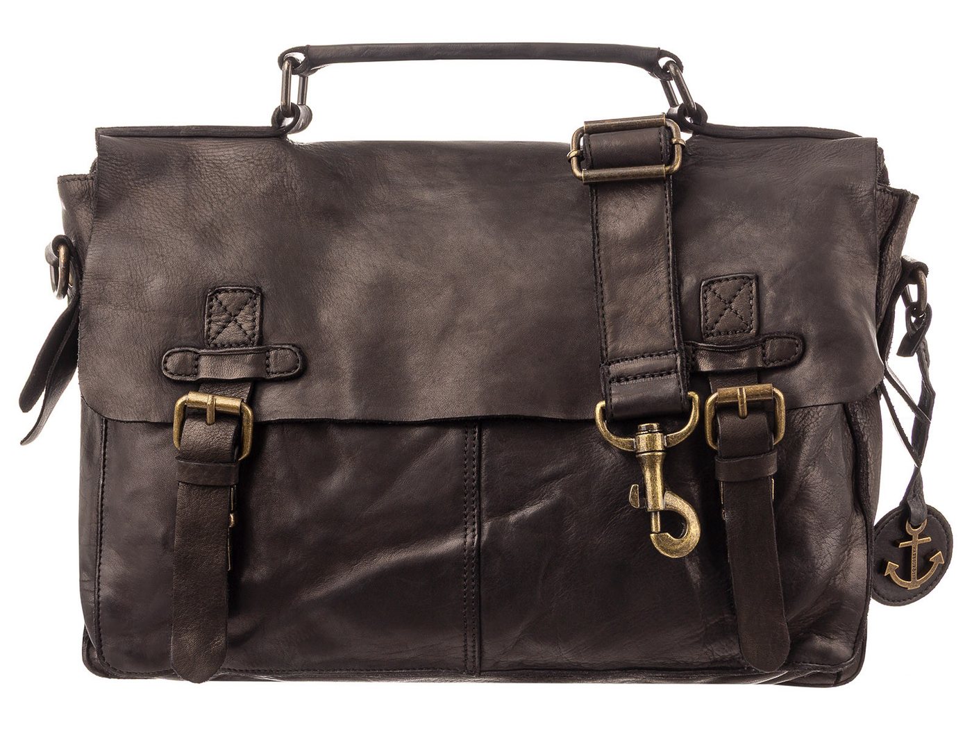 HARBOUR 2nd Umhängetasche UP.13385 business style up Ashton (Stück, 1-tlg., 1), Leder von HARBOUR 2nd