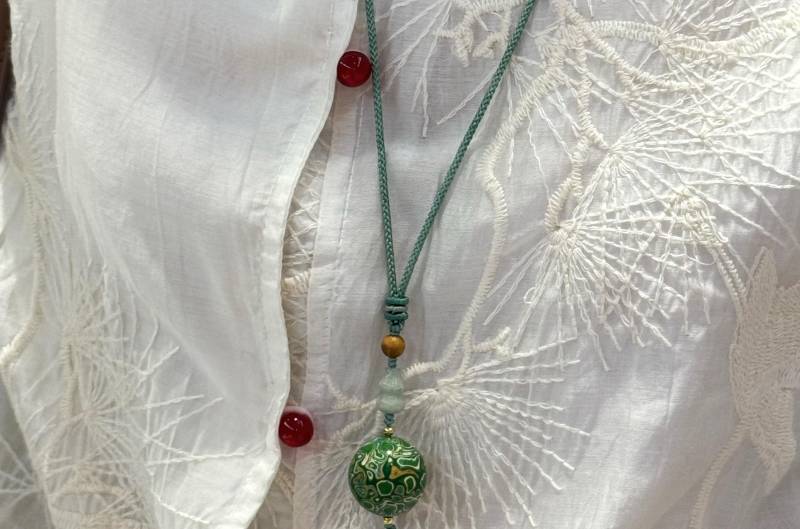 Handgefertigte Lackperlenkette Verstellbare Gewebte Kordel von HARDGOODSCRAFTSMAN