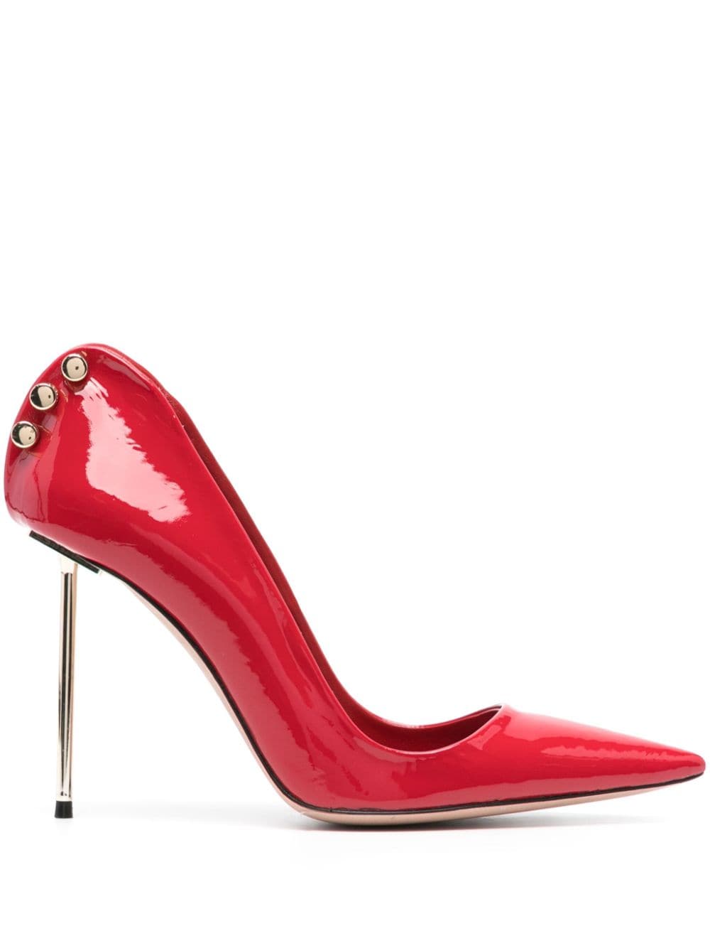 HARDOT Supreme Ass Pumps mit Metallic-Absatz 101mm - Rot von HARDOT