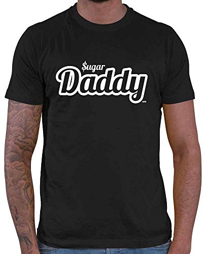 HARIZ Herren T-Shirt Sugar Daddy Papa Männer Sohn Plus Geschenkkarten Schwarz XL von HARIZ