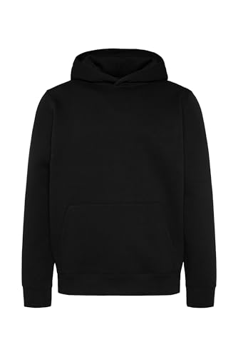 HARLEM SOUL Herren Hoodie MON-TEL | Kapuzenpullover für Männer Black S von HARLEM SOUL