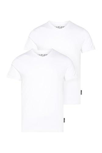 HARLEM SOUL Herren T-Shirt V-Neck, 2er-Pack Opticwhite/Opticwhite S HARLEM SOUL Herren T-Shirt V-Neck, 2er-Pack Opticwhite/Opticwhite S von HARLEM SOUL
