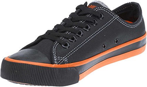 HARLEY-DAVIDSON FOOTWEAR Herren D93811 Sneaker, schwarz 1, 44 EU von HARLEY-DAVIDSON FOOTWEAR