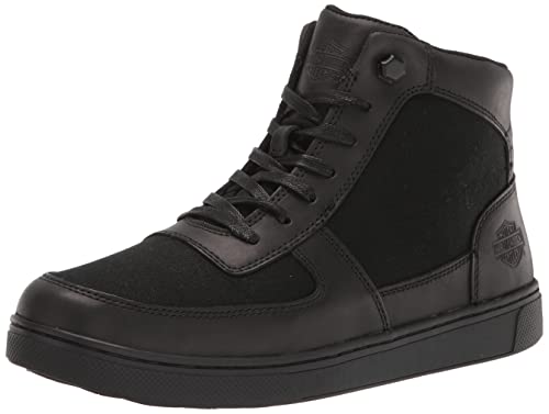 Harley-Davidson Men's Watkins Canvas Sneaker, Black, 9.5 von HARLEY-DAVIDSON FOOTWEAR