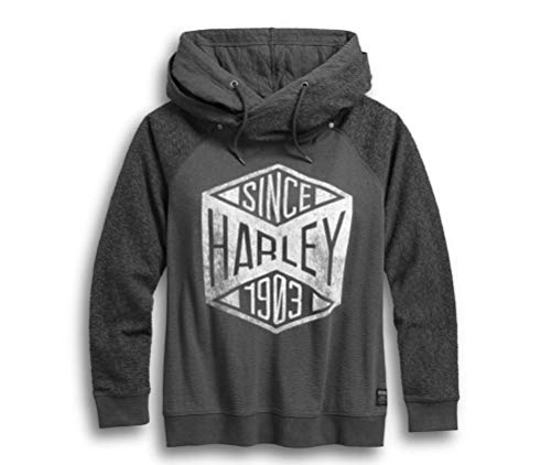 HARLEY-DAVIDSON® Damen Since 1903 Pullover Hoodie – 99110-18VW, Grau, L von HARLEY-DAVIDSON