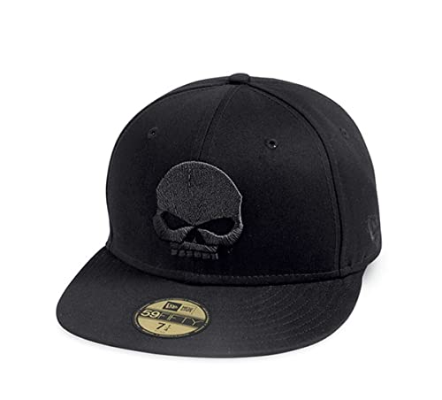 HARLEY-DAVIDSON 59FIFTY Skull Baseball Cap Schirmmütze, M von HARLEY-DAVIDSON