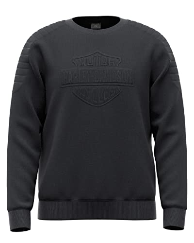 HARLEY-DAVIDSON Bar & Shield Industrial Black Beauty Sweatshirt Pullover, 3XL von HARLEY-DAVIDSON