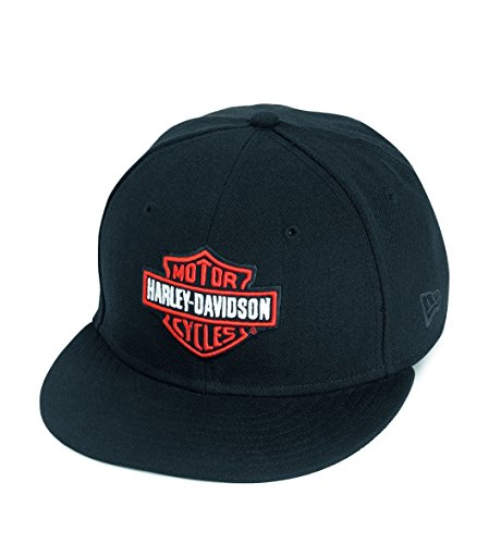 HARLEY-DAVIDSON Bar & Shield Logo 59FIFTY Baseball Cap 99515-12VM Herren Hat, schwarz, L von HARLEY-DAVIDSON