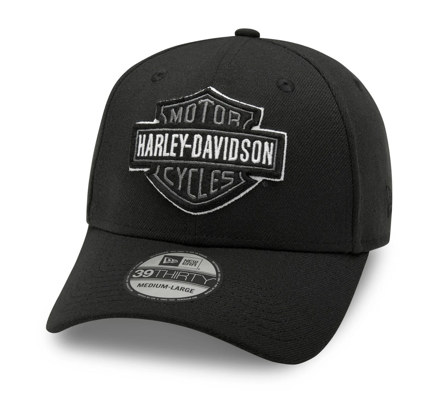 HARLEY-DAVIDSON Baseball Cap Herren Bar&Shield Motorrad Cappy Biker Kappe Basecap Mütze Stretchband von HARLEY-DAVIDSON