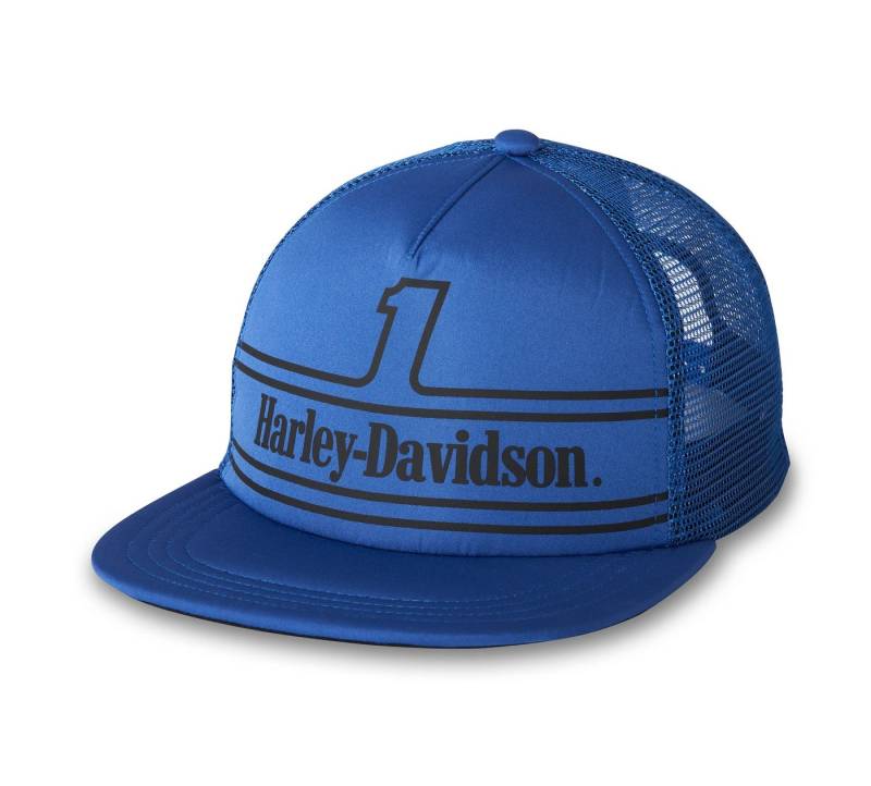 HARLEY-DAVIDSON Baseball Cap Unisex #1 Racing Trucker Cappy Biker Kappe Motorrad Basecap Kappy One-Size von HARLEY-DAVIDSON