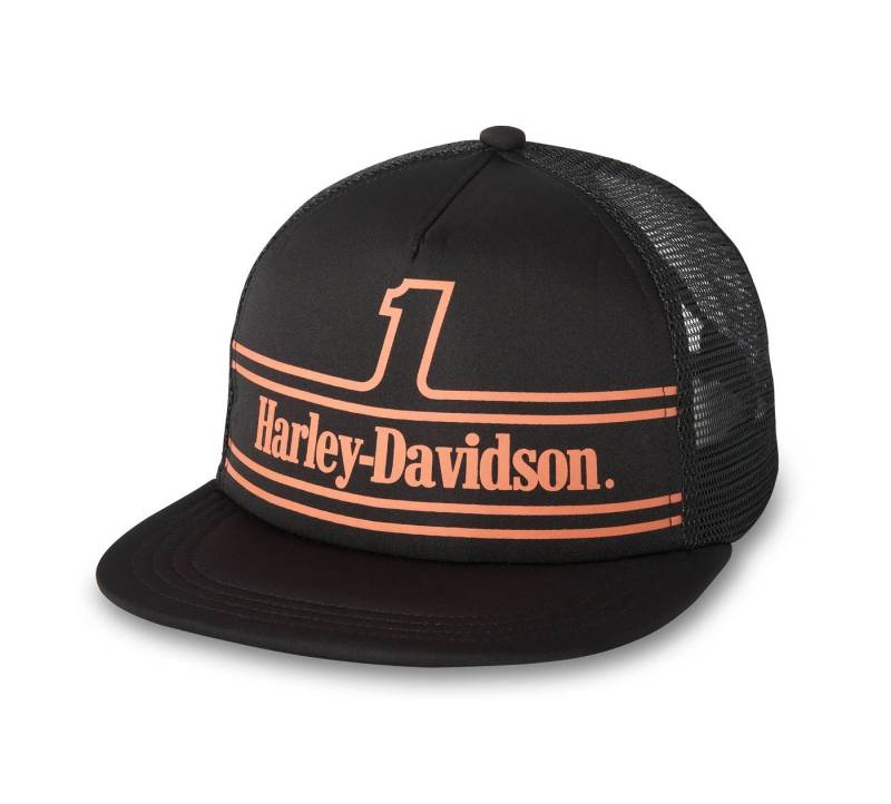 HARLEY-DAVIDSON Baseball Cap Unisex #1 Racing Trucker Cappy Biker Kappe Motorrad Basecap Kappy One-Size von HARLEY-DAVIDSON