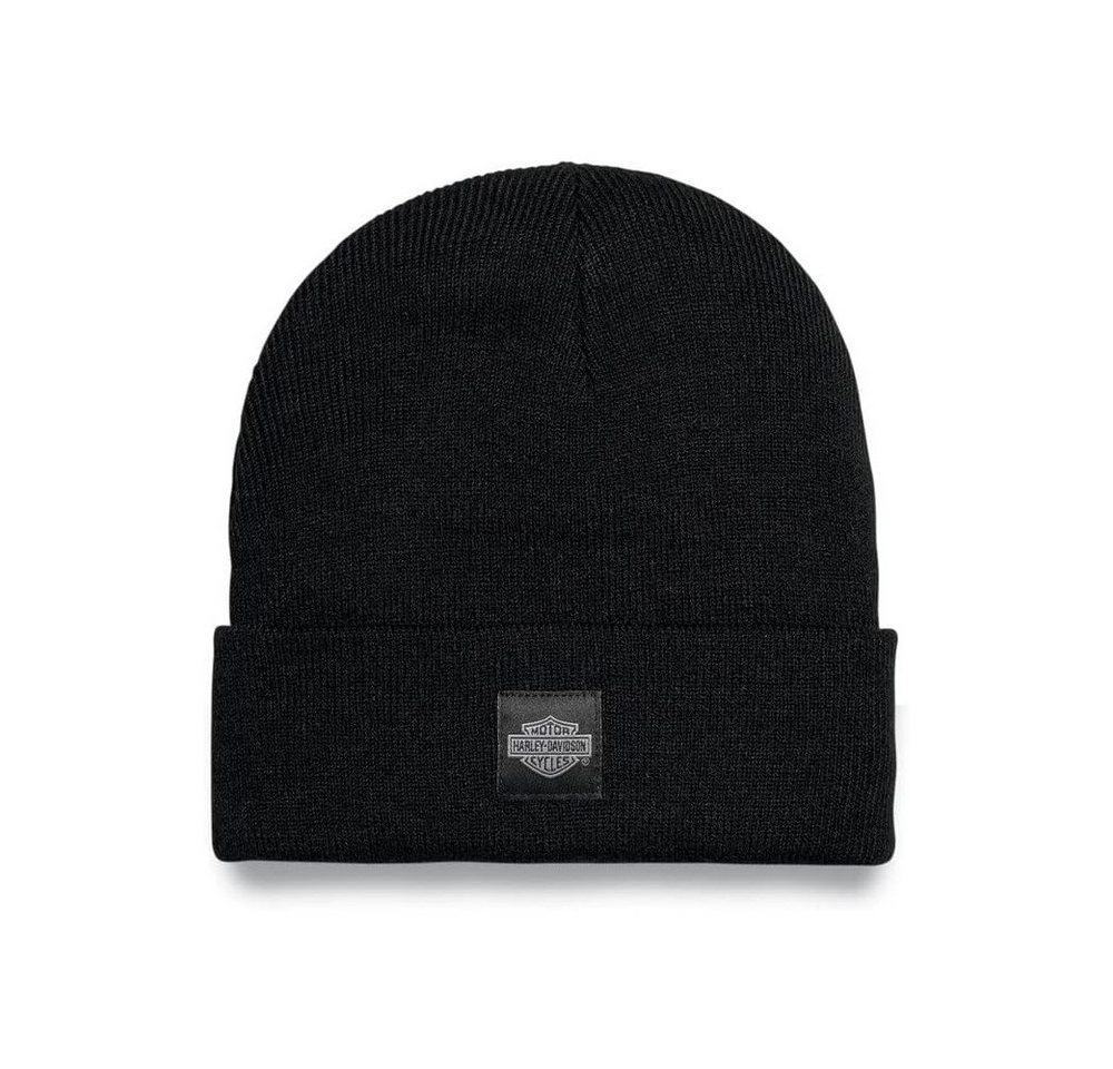 HARLEY-DAVIDSON Beanie Unisex One-Size Bar & Shield Logo Mütze Beanie Biker Wintermütze One-Size von HARLEY-DAVIDSON